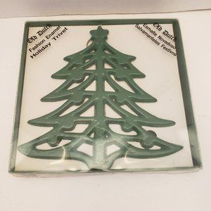 Old Dutch Enamel Holiday Christmas Tree Trivet New